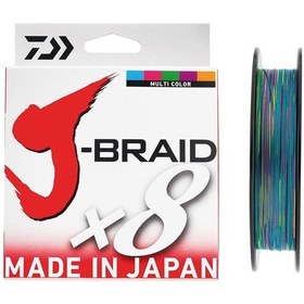 Resim Daiwa J-braid 8b Multicolor 300m İp Misina 0,22mm 