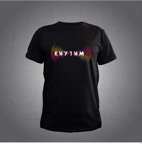 Resim Herşey Nota Rhythm Ritim Siyah T-shirt Unisex 001 