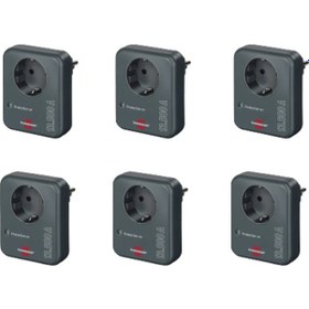 Resim Brennenstuhl Primera Line 13500 A Akım Korumalı Priz 6 Adet 