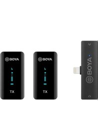 Resim Boya BY-XM6 S4 İkili Kablosuz Yaka Mikrofonu - Lightning 