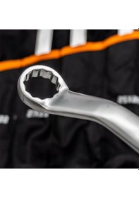 Resim TATİAN 12 PARÇA İKİ AĞIZLI YILDIZ ANAHTAR TAKIMI BEZ ÇANTALI 