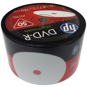 Resim Hp Dvd-r 4,7gb/120min 16x 50 Li Shrink Printable 