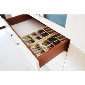 Resim 9 Bölmeli Çekmece İçi Kaşıklık Beyaz Beyaz 