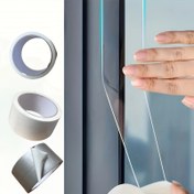 Resim 1 Rulo 20m/787.4in Rüzgar Geçirmez Pencere Conta Bandı - Kendinden Yapışkanlı, İz Bırakmayan, Soğuk, Toz ve Su Geçirmez Aralık Mühürleyici Kapılar ve Pencereler İçin - Kullanımı ve Çıkarması Kolay 