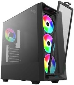 Resim Blueforce Phoenix 4* Rgb Fanlı Atx-mini Atx Itx Uyumlu Mid Tower Gaming Oyuncu Bilgisayar Kasası Psu'suz 