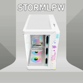 Resim Vural Elektronik Storm 7 Argb Fanlı Oyuncu Pc Kasası 850W 80 Plus Bronz Power'lı Sıvı Soğutmalı (Beyaz) 