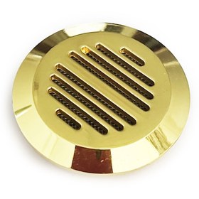 Resim Humidor Puro Kutusu Nemlendirici Haznesi Yuvarlak Metal Sarı 37 MM 