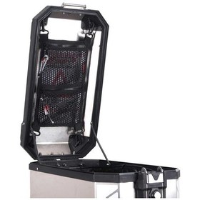 Resim Gp Kompozit 40 Lt X 2 Alüminyum Motosiklet Yan Çanta Uyumlu Çanta İçi File Siyah Çok Renkli 