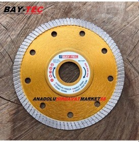 Resim Baytec 115Mm Ince Granit Kesici Mermer Kesici Beton Taş Kesici El 