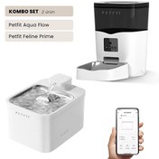 Resim Petfit Aqua Flow WiFi Akıllı Otomatik Kedi Köpek Su Pınarı - Feline Prime 3L Kameralı Akıllı Otomatik Mama Kabı 
