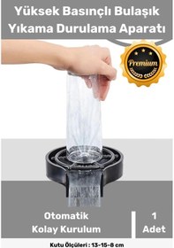 Resim Bulaşık Durulama Bardak Yıkama Aparatı Mutfak Lavaboları İçin Hızlı Kupa Durulama 