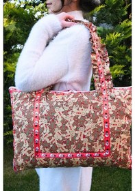 Resim Anne Ve Bebek İçin Çok Amaçlı Seyahat Çantası Kahverengi 