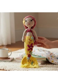 Resim Çocuklar İçin Amigurumi Deniz Kızı Çok Renkli 