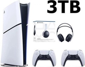 Resim Playstation 5 Slim Dijital Edition 3 TB +2.Dualsense+3D PLUS KULAKLIK 
