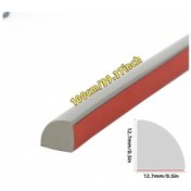 Resim Xuweiwei Gri 100cm Kendinden Yapışkanlı Dekoratif Şerit Banyo Tezgah Koruması 