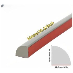 Resim Xuweiwei Gri 100cm Kendinden Yapışkanlı Dekoratif Şerit Banyo Tezgah Koruması 