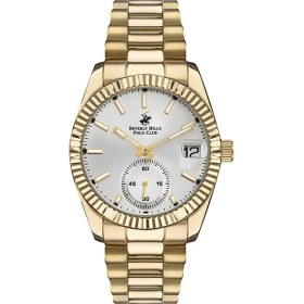 Resim Beverly Hills Polo Club BP3056X.130 Erkek Kol Saati | 41MM Kasa, Altın Renk, Paslanmaz Çelik 