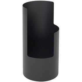 Resim Dekoratif Yuvarlak Siyah Metal Şemsiyelik Elektrostatik Toz Boya Siyah 