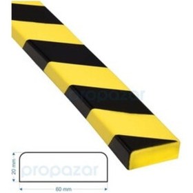 Resim Puffyguard Duvar Panel Koruyucu I - Model I - 1 Metre - 20x60mm - Tip : F S D 