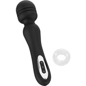 Resim Yifomall 360 Bükülebilir Başlıklı, 12 Ayarlı, Taşınabilir, Su Geçirmez Kadın Masaj Çubuğu Usb Şarjlı 