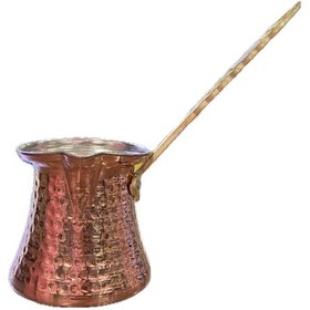 Resim Çekiç Dövme Bakır Cezve 4 Kişilik 