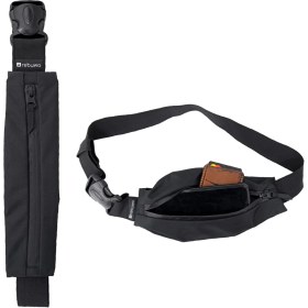 Resim Rebuwo Çok Fonksiyonlu Reflektörlü Sporcu Bel Çantası Siyah 