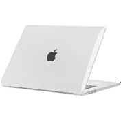 Resim Macbook Uyumlu 15' Air M2 2023 A2941 Zore Msoft Kristal Kapak 