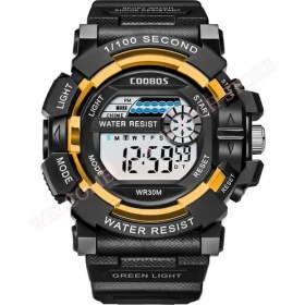 Resim Hanyang Altın - 1006 Serin Aydınlık Erkek Spor Izle High-End Silikon Kayış Askeri Bilek Izle LED Takvim Su Geçirmez Dijital Saat Reloj De Hombre (Yurt Dışından) 