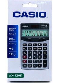 Resim Casio AX-120S Masaüstü 12 Hane Hesap Makinesi 