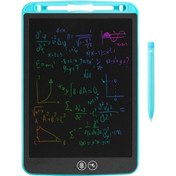 Resim 10 İnç Lcd Çizim Tableti Taşınabilir Dijital Yazı Pedi Lcd Renkli Ekran Kısmen Silinebilir Kalemli Çizim Pedi Mavi 