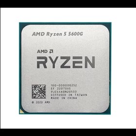 Resim Amd Ryzen 5 5600G 6 Core, 3,90-4.40GHZ,19MB Cache, 45-65W, Radeon Grafikleri, Am4, Tray (Kutusuz) (Dahili Grafik Var, Fan Yok) 