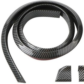 Resim Araba Evrensel Kuyruk Macunu Üst Kanat, Özellikler: 4.5cm Karbon Fiber Siyah 