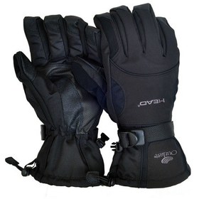 Resim Gajeena Kış Sporları İçin Su Geçirmez Rüzgarlık Kaymaz Motosiklet Eldiveni - Sıcak Tutar Siyah 