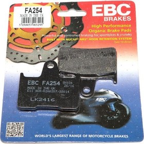 Resim Ebc FA254 2014-2020 Harley-Davidson Sportster Superlow XL883L Arka Fren Balatası 