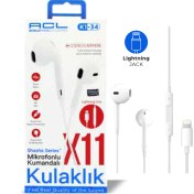 Resim Acl Kablolu Kulakiçi Kulaklık K1-34X 