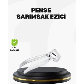 Resim Pileli Store Profesyonel Sarımsak Ezici Sağlam Yapı ve Rahat Kavrama 