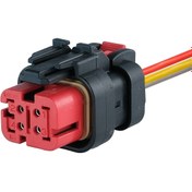 Resim TE Connectivity Erkek Konnektör 4 Pin Kablolu 