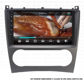 Resim MYWAYY MERCEDES W203 ANDROİD 12 MULTİMEDYA CARPLAY 4GB RAM+64GB HDD 2004-2007 NAVİGASYON EKRAN 