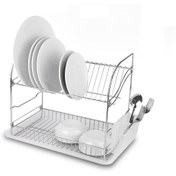 Resim Tekno-tel Dikdörtgen 2 Katlı 44x27x34.5 cm Metal Tabaklık 