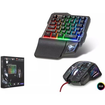 Novator G506 Kablolu Ledli Oyuncu Klavye Mouse Set