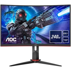 Resim ETK TEKNOLOJİ AOC 32" C32G2ZE/BK 0,5Ms 240Hz HDMI PİVOTSUZ GAMING MONİTÖR 
