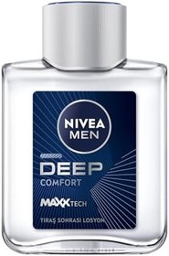 Resim NIVEA MEN Erkek Deep Comfort Tıraş Sonrası Losyon 100 ml,Nemlendirici,Tahrişe ve Kurumaya Karşı Koruma,Yenileyici 
