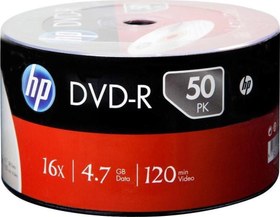 Resim DVD-R 4,7gb-120min 16x 50 li Shrink HP