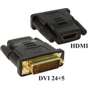 Resim Koodmax- 24+5 Dvı Erkek To Hdmı Dişi Çevirici Dvi To Hdmi 