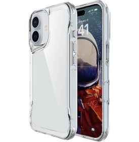 Resim İphone Uyumlu 16 Kılıf Hptk T-max Kapak - Şeffaf Şeffaf 