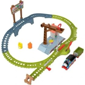 Resim Thomas & Pille Çalışan Thomas ve Troublesome Truck ile Thomas ve Arkadaşları Boya Teslimatı Motorlu Tren Seti, 3 Yaş Üstü Çocuklar Için, HTN34 