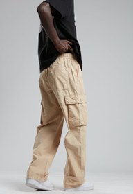 Resim Gabardin Kargo Pantolon - Bej / M 