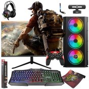 Resim Zeiron AMX40 Ryzen 5 3600 8GB 240GB RX550 23.8 Oyuncu Bilgisayarı 240GB SSD+500GB HDD PUBG, VALORANT VS MASAÜSTÜ OYUNCU BİLGİSAYARI