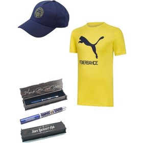 Resim Fenerbahçe Puma T Shirt Şapka Roller Kalem Seti 