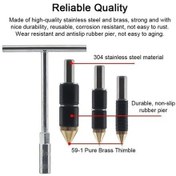 Resim Pazly Isıda Eriyen Su Durdurma Pimi, Paslanmaz Çelik Ppr Tüp Su Durdurucu, Mutfak/banyo Onarım, 6 Nokta + Anahtar 